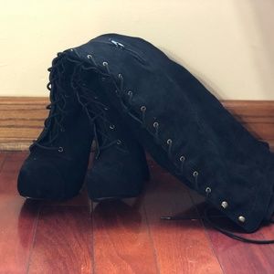 Black Thigh High boots